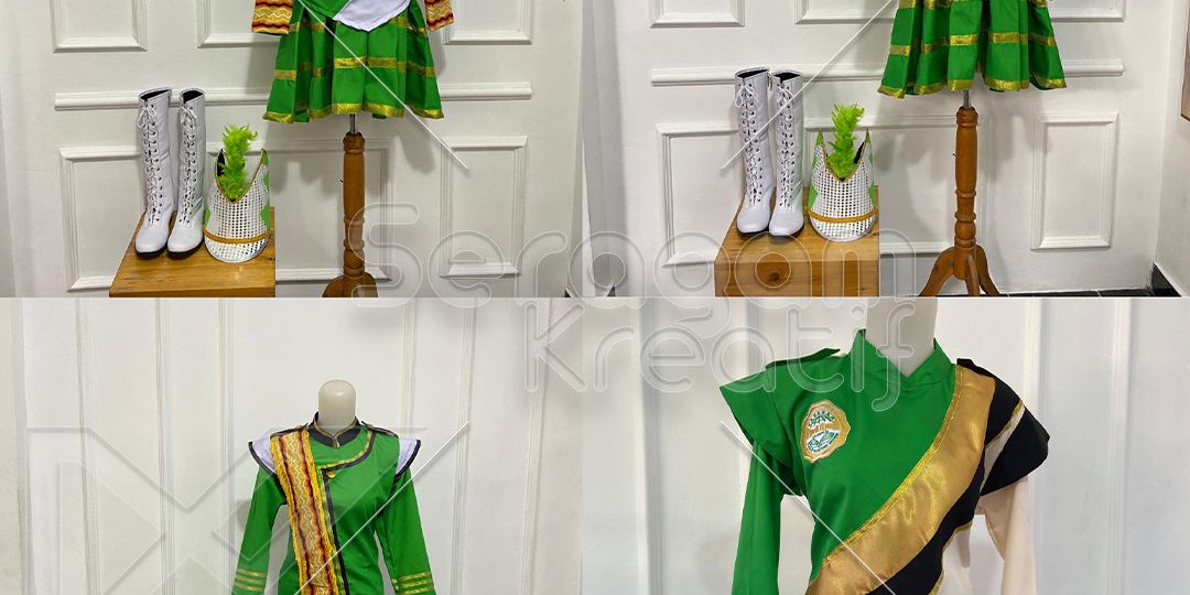 Baju Drumband Warna Hijau Seragam Stylish yang Bisa Custom