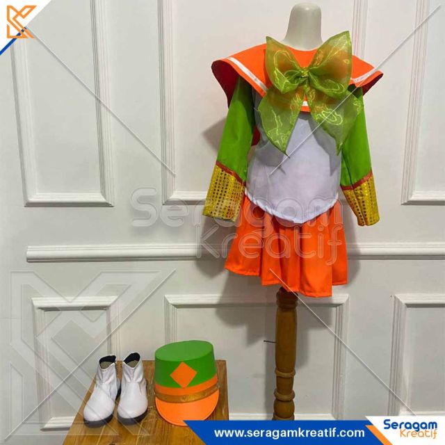 Baju Drumband Hiasan Pita