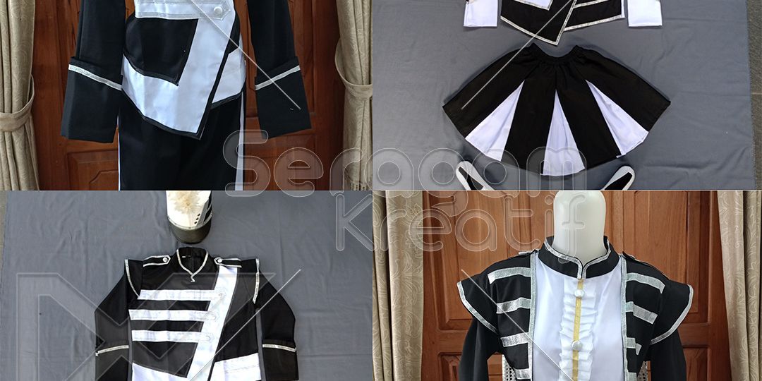 Baju Drumband Hitam Putih Pilihan Elegan untuk Penampilan Tim