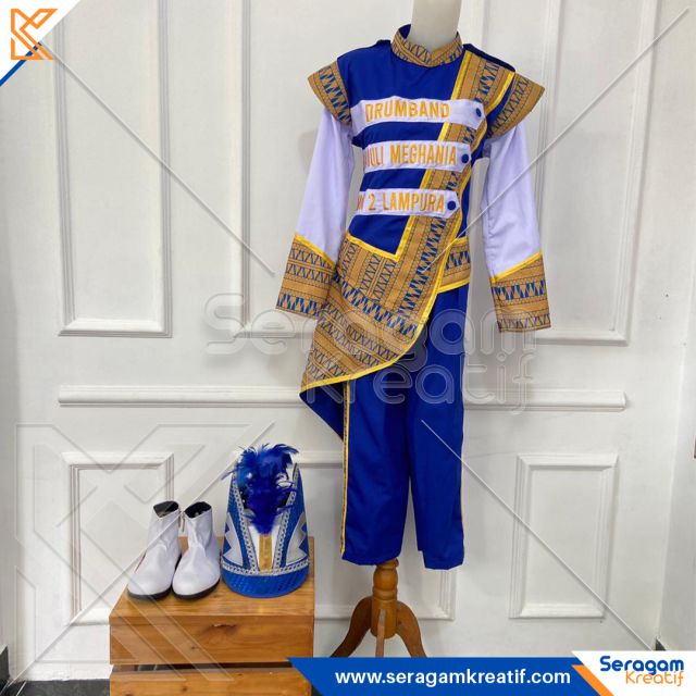 Baju Drumband Motif Ala Lampung