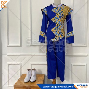 Baju Drumband Motif Mega Mendung